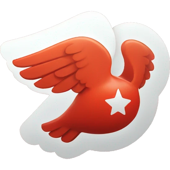 doordash logo with wings emoji