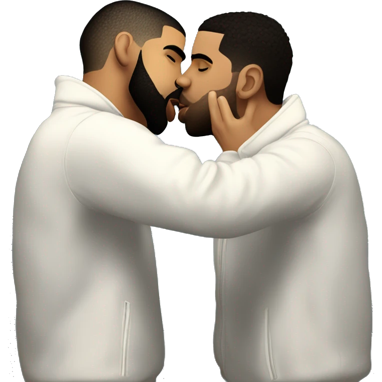 drake kissing drake kissing drake kissing drake emoji