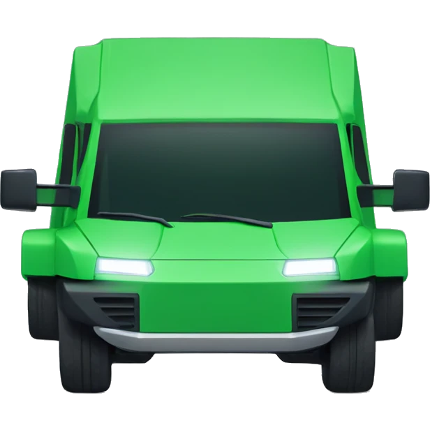 green tesla cybertruck emoji