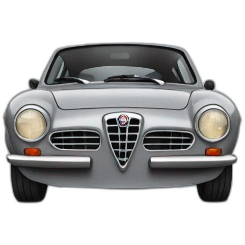 Grey Alfa Romeo Giulietta  emoji