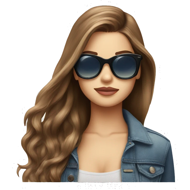 palvin with sunglasses and long hair emoji