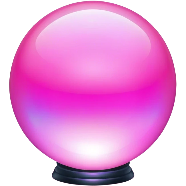 pink magic sphere emoji