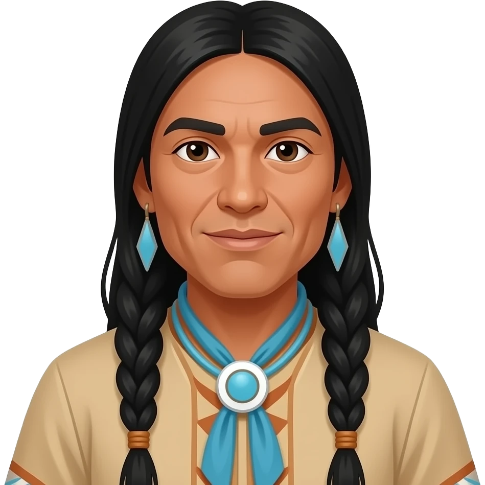Native American man emoji