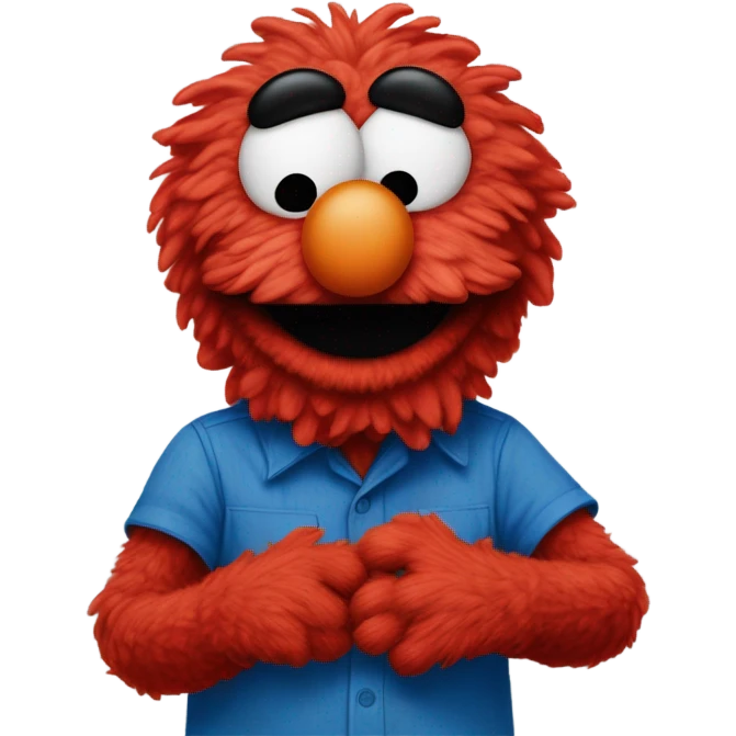 Elmo toy emoji