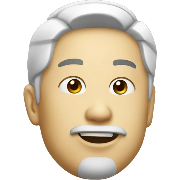 Slanted chinese emoji