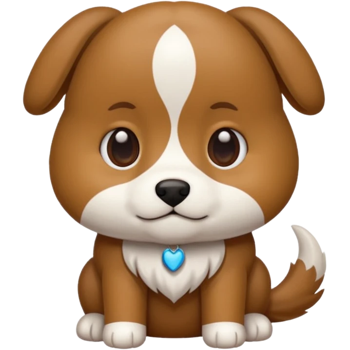 Faça um cachorro fazendo xixi emoji