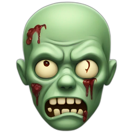 sleepy zombie emoji