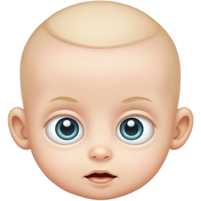 Three eyed baby emoji