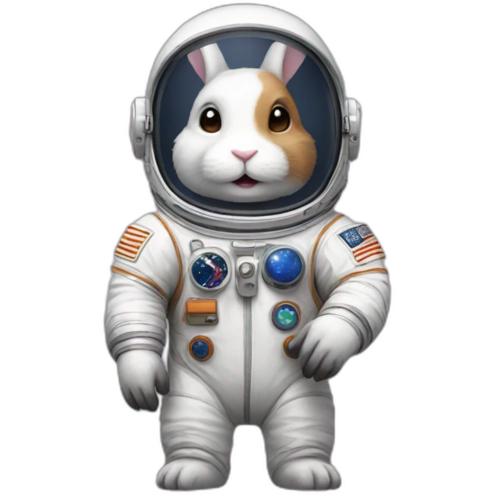 bunny astronaut emoji
