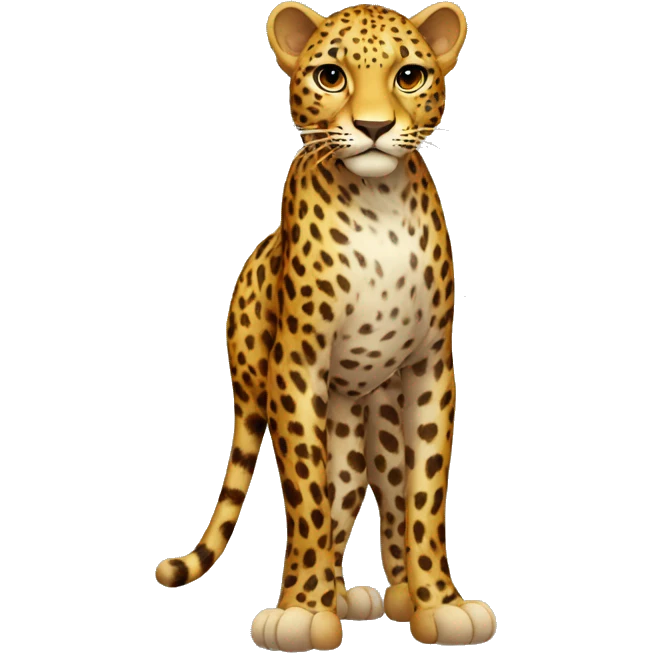 show me the full body of a leopard emoji