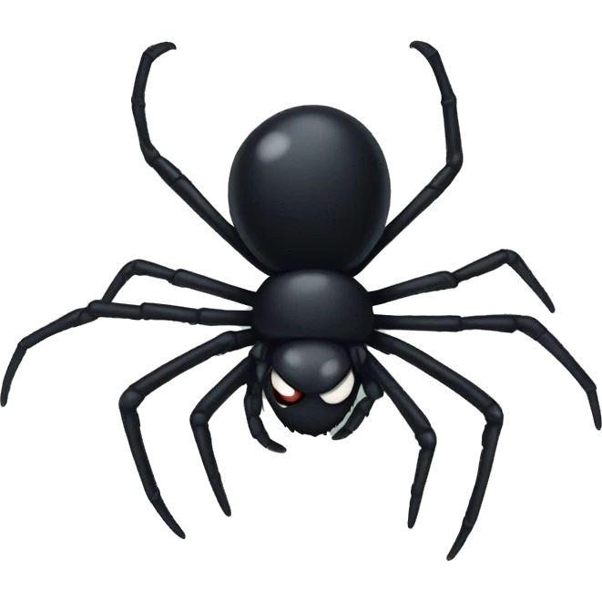 black widow spider emoji