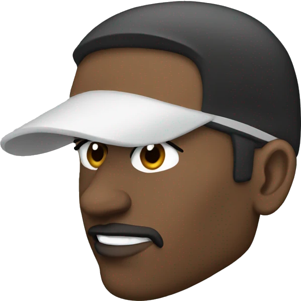 Black Head Coach emoji