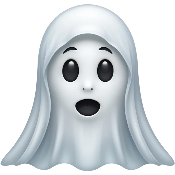 I need a spirit emoji like a ghost but very whispy and airy looking  emoji