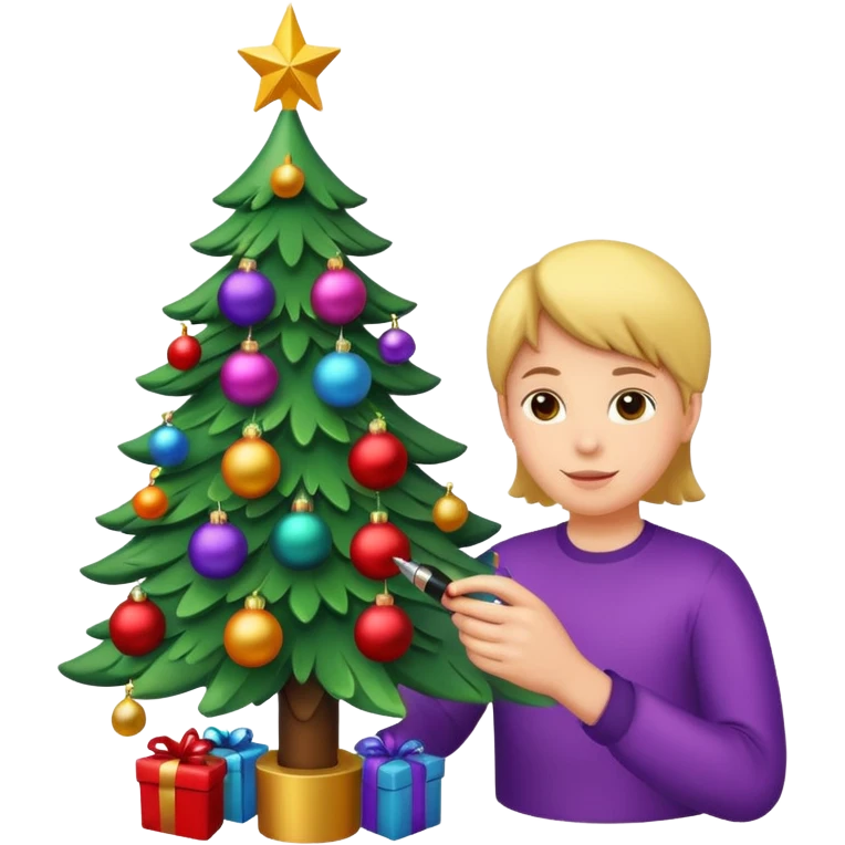 збирати ялинку emoji