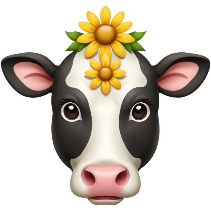 flower Indian cow emoji