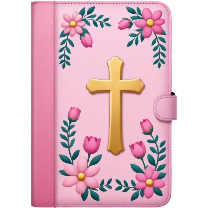 make a girly bible with pink tones emoji