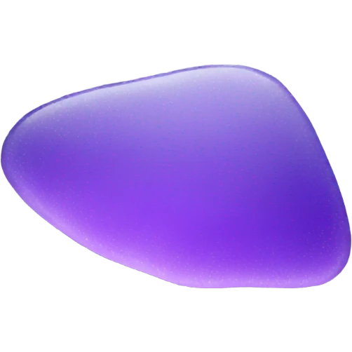 Purple sea glass emoji