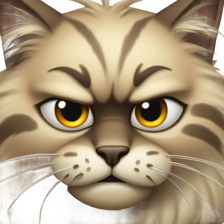 angry cat emoji