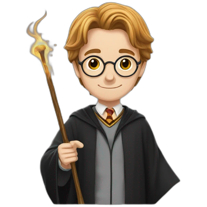 Harry Potter and magic emoji