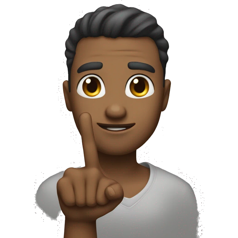 🙌 with one pinky finger down emoji