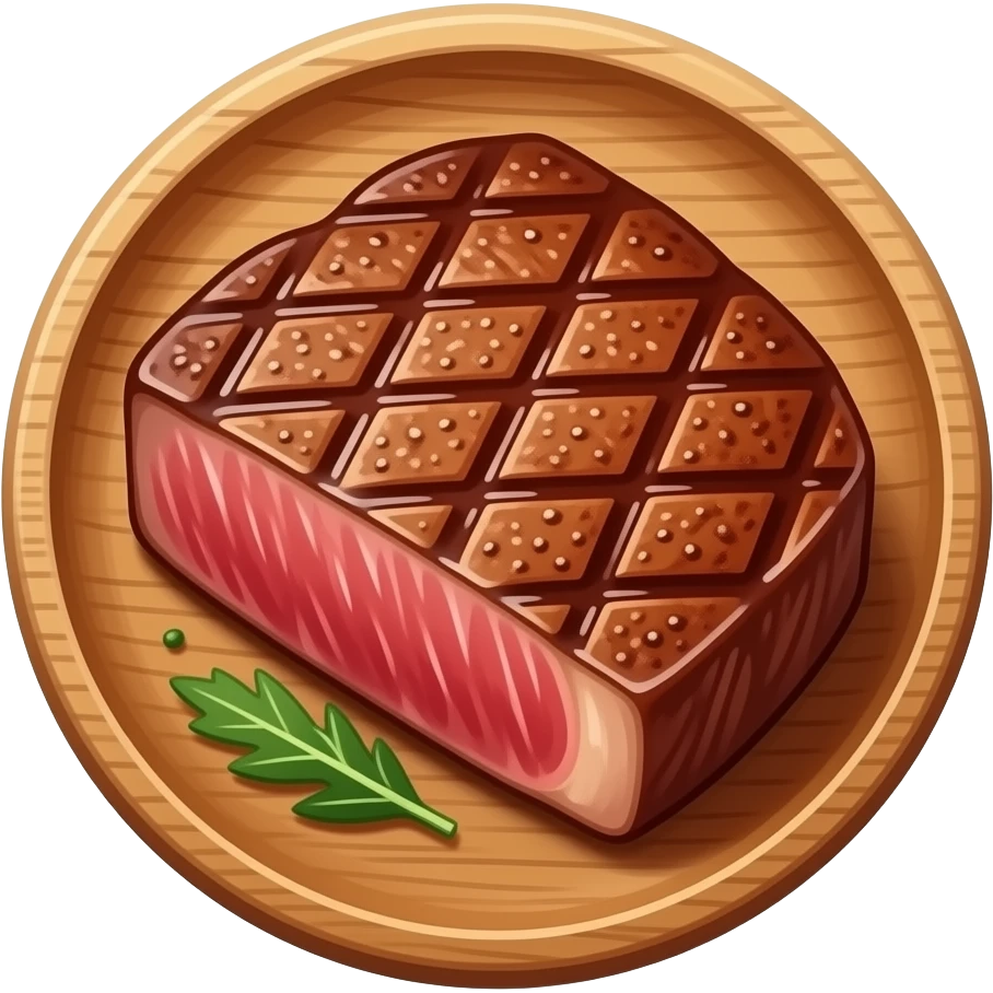 premium and expensive japanese wagyu A5 emoji