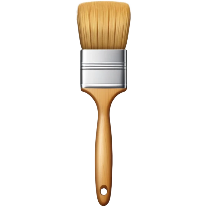 A brush emoji
