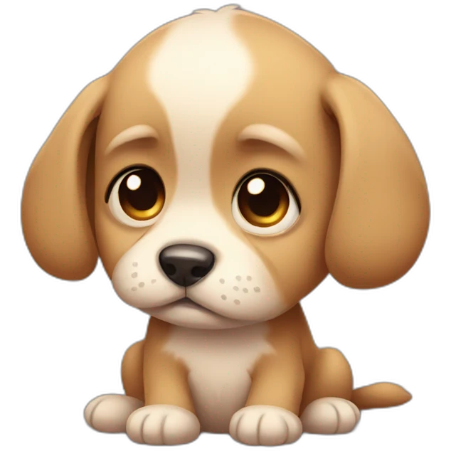 cute Sad puppy emoji