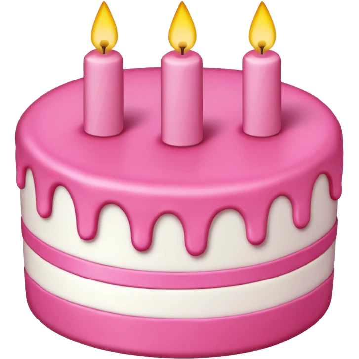pink cake emoji