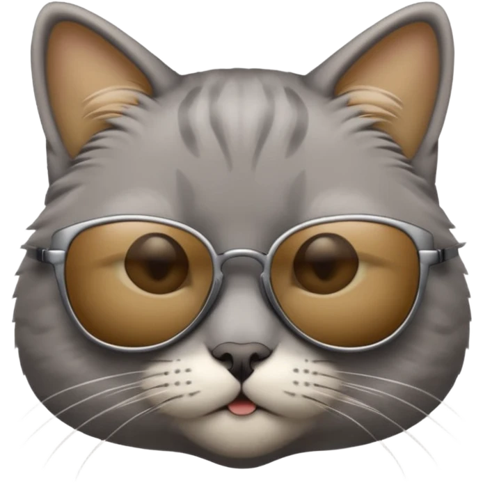 Cat wearing sunglasses emoji