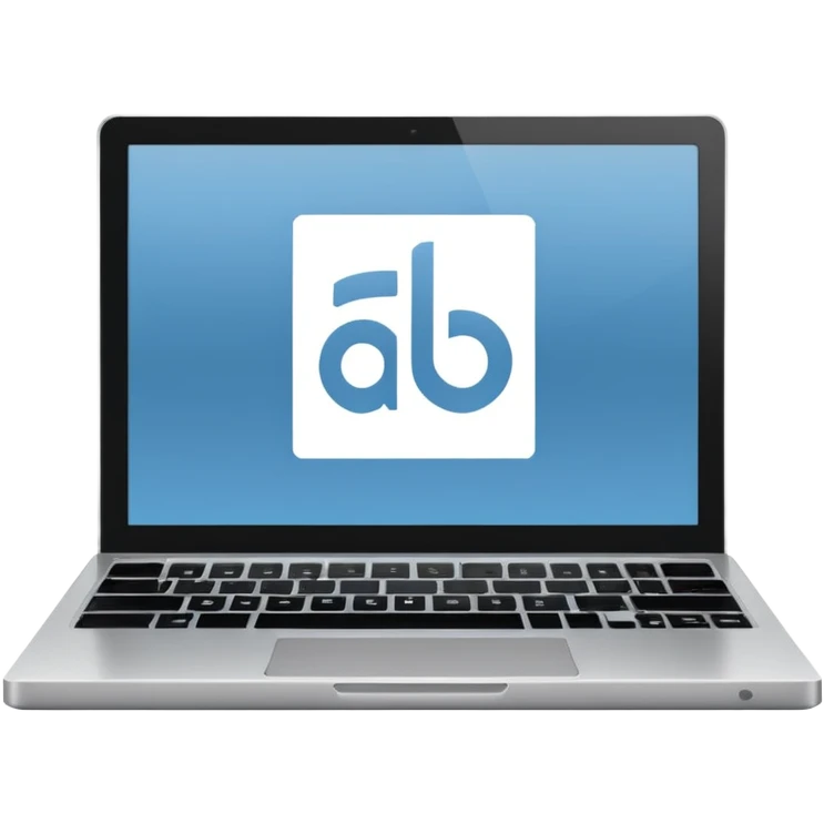 laptop with ableton's tag emoji