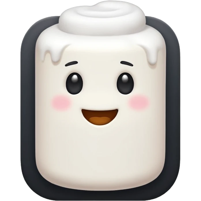 cute animated marshmallow emoji
