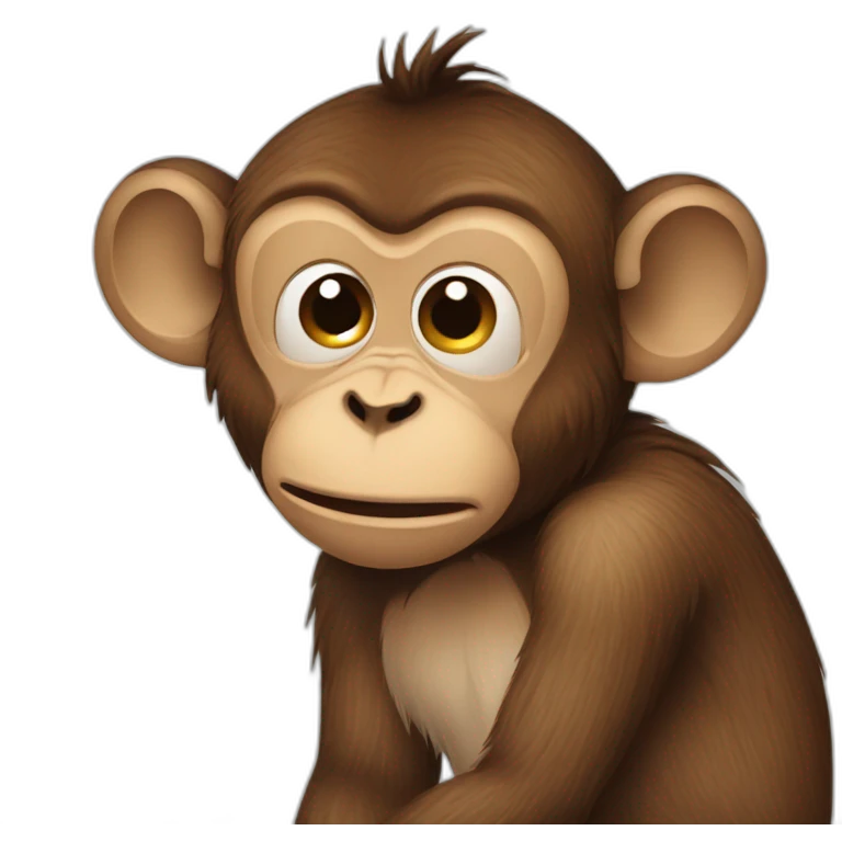 tired cry monkey emoji