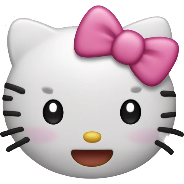 Hello kitty kissy emoji
