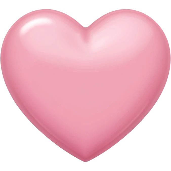 Light pink heart emoji