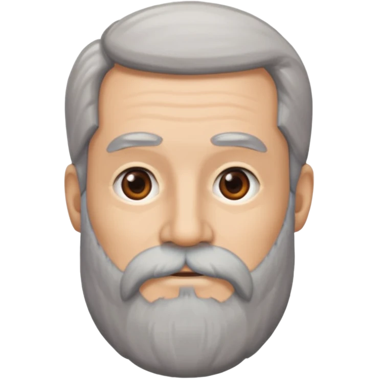 No face, only beard. ANd longer beard emoji