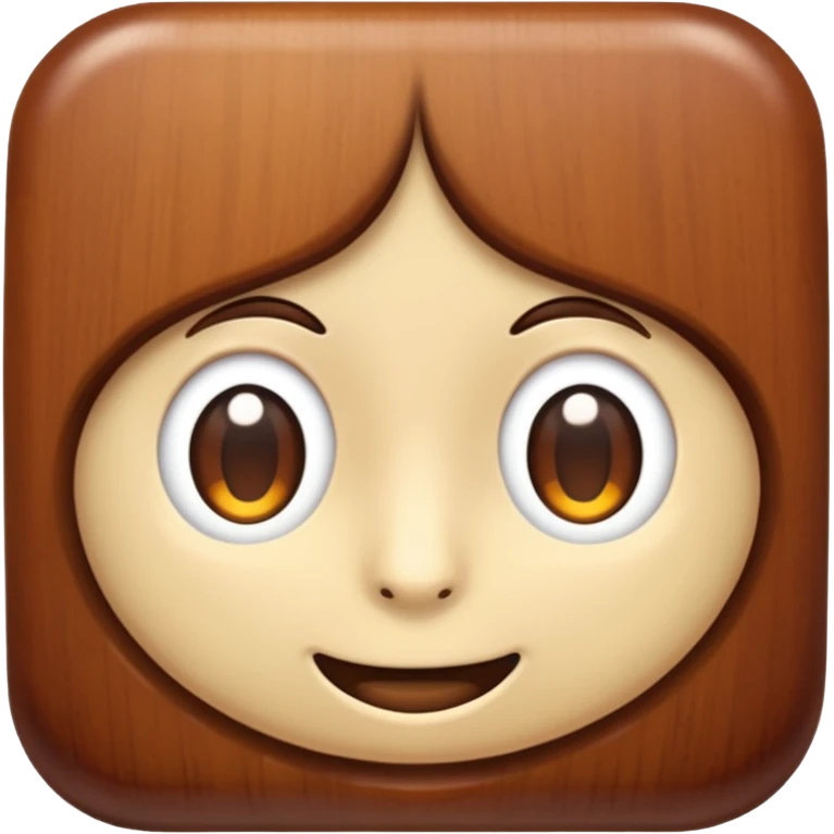 chestnut without face emoji