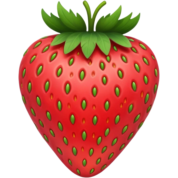Una fresa pero dibujada sin color  emoji