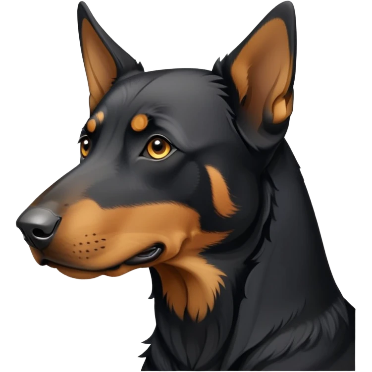 Beauceron dog  emoji