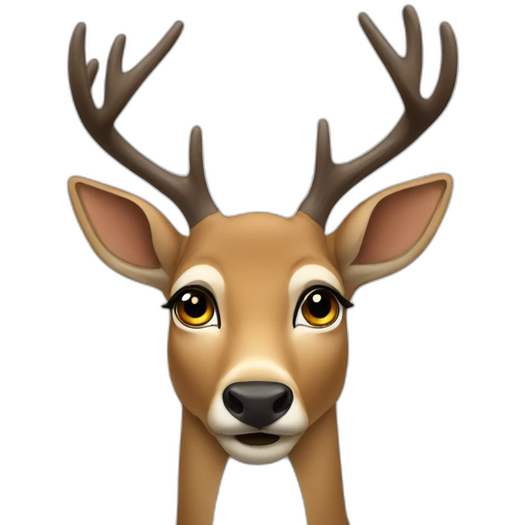 deer pleading eyes emoji