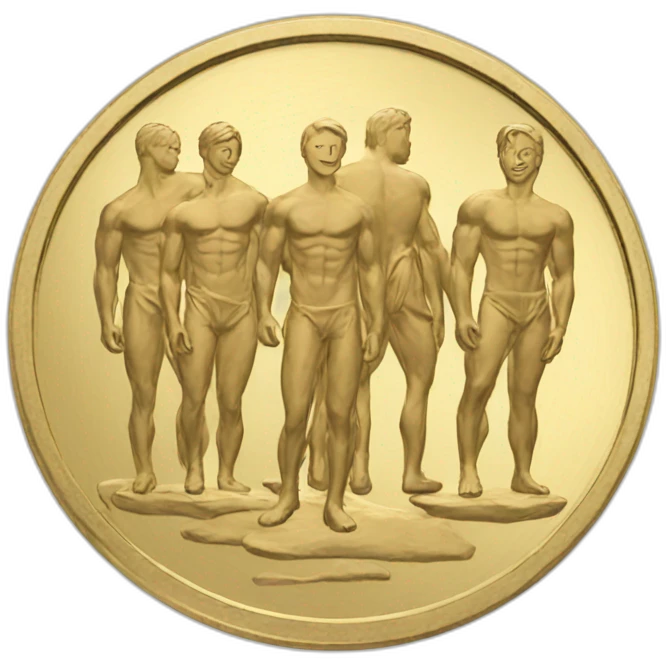 coin with men body emoji