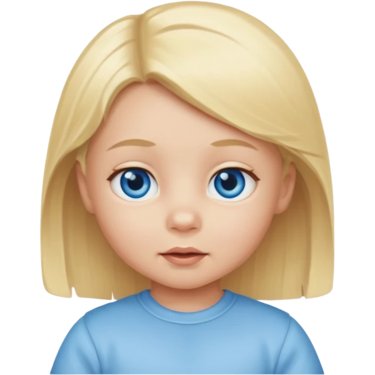 blonde baby emoji