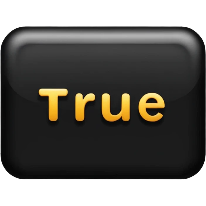 The word “true” emoji
