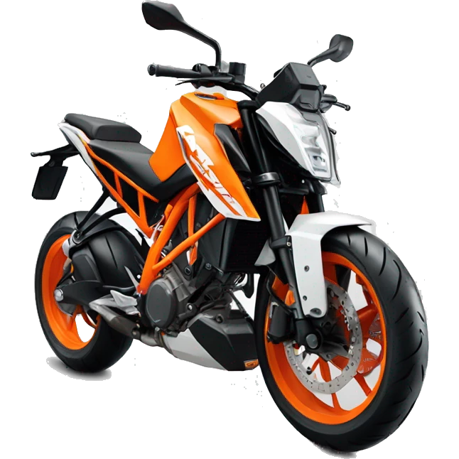 Ktm Duke motorcycle  emoji