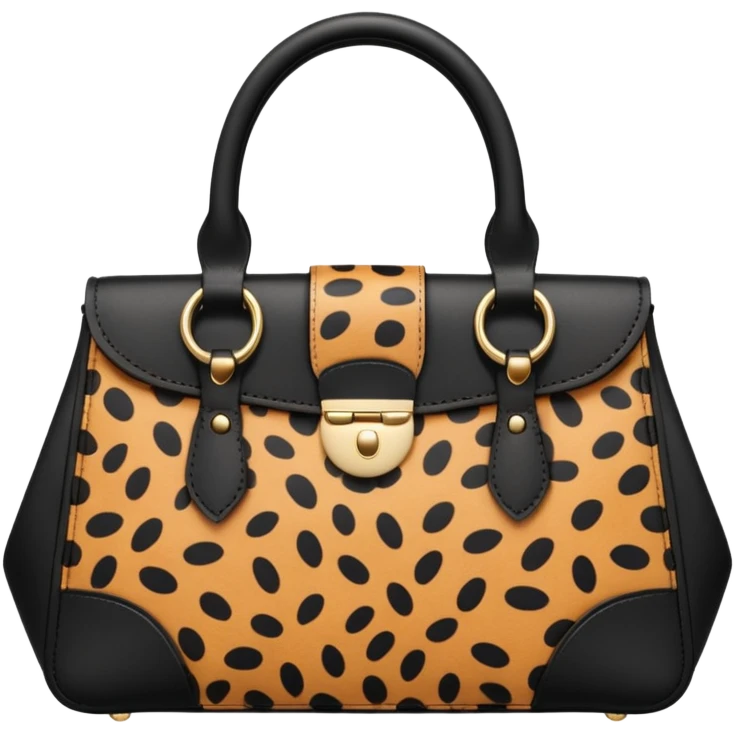leopard print bag emoji