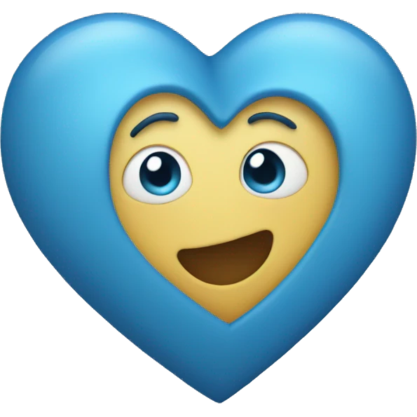 blue heart emoji
