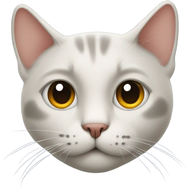 One eyed cat with face scar  emoji