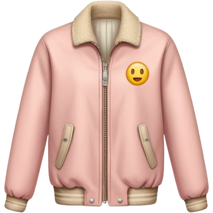 Light pink and beige wither jacket (just de jacket) emoji