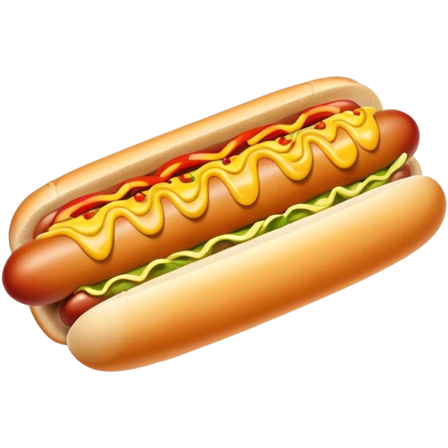 Hot dog with panache emoji
