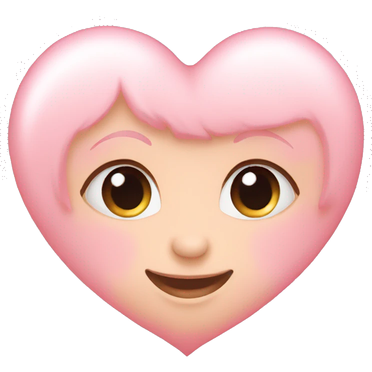baby pink heart  emoji