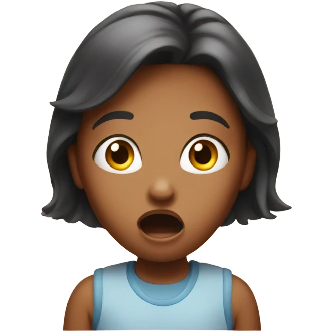 Girl shocked emoji
